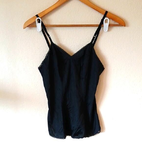 Vintage Vanity Fair Black Camisole 80s Tank - Picture 1 of 5